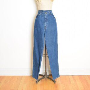 vintage 90s Chic mom jeans NOS denim high waist rise tapered leg 18 tall L